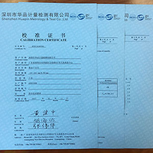 送回客戶儀器，寄送校準(zhǔn)報(bào)告證書